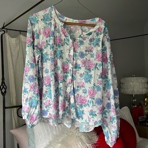 Loveshack fancy blouse (Skirt is also available)